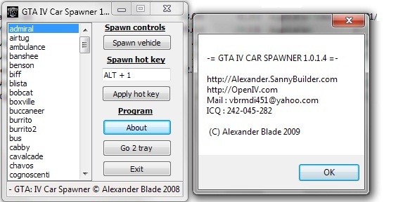 Gta Iv Car Spawner 1.4
