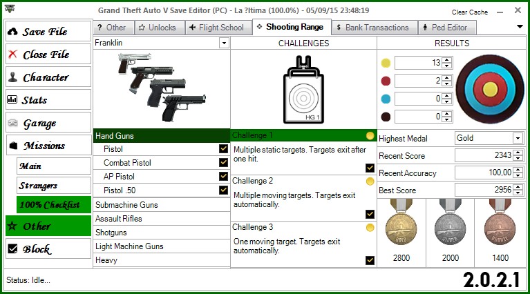 Grand Theft Auto V Save Editor by XB36Hazard for GTA 5