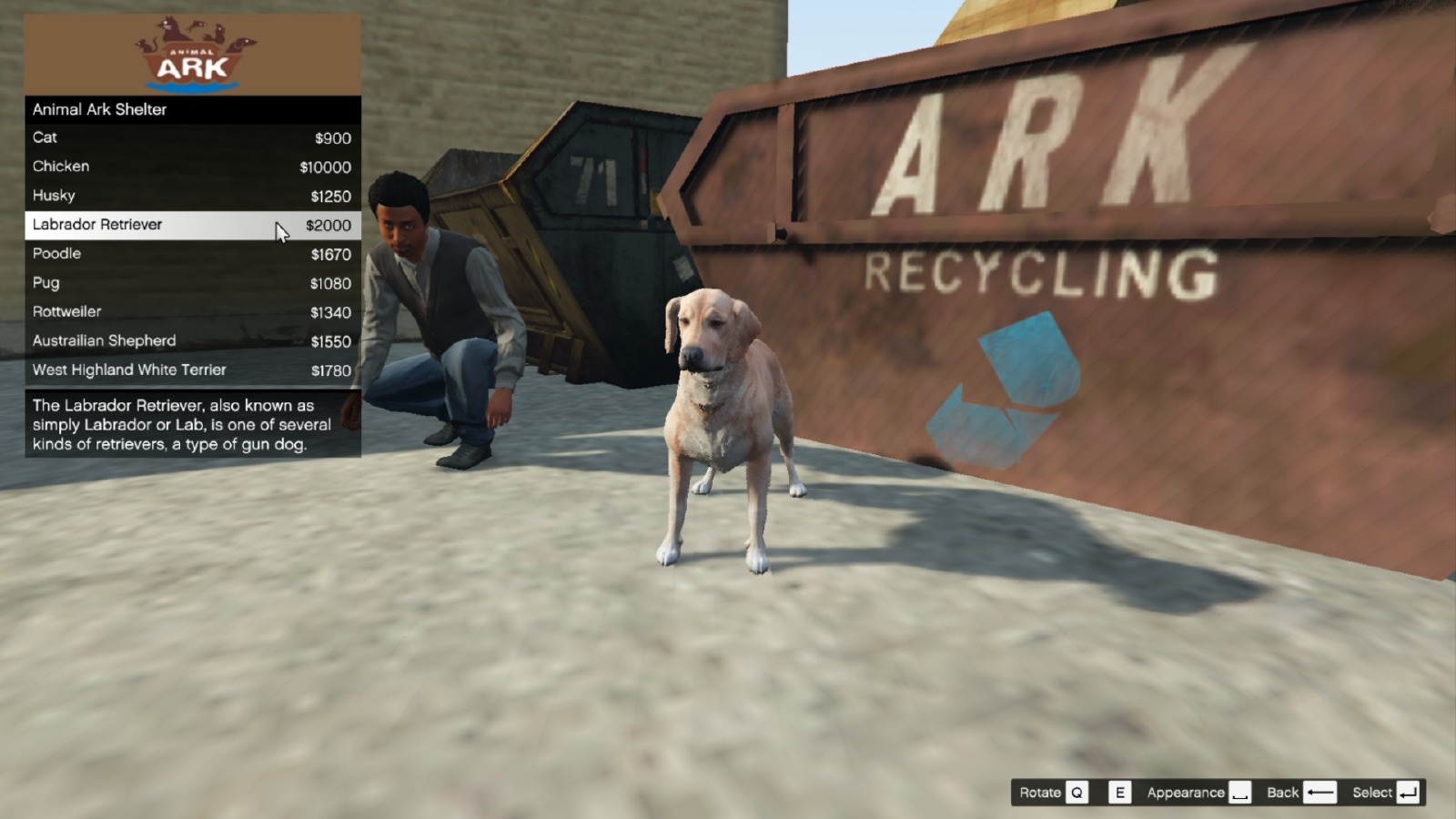 GTA-Modding.com - Download Area » GTA V » Scripts Mods » Animal Ark Shelter