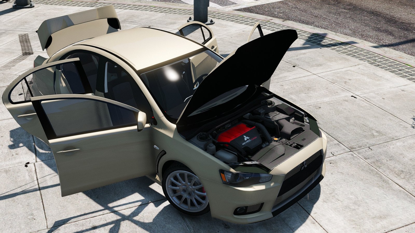 Mitsubishi lancer gta 5 фото 62