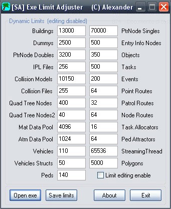 Open limit adjuster. Limit Adjuster GTA sa. Limit Adjuster для GTA San Andreas. GTA sa ошибка limit Adjuster. Fastman limit Adjuster.