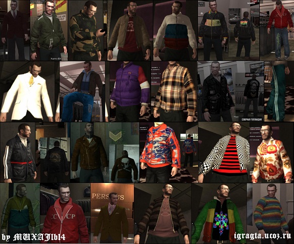 Grand Theft Auto Iv Clothes