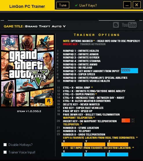 Grand Theft Auto V Trainer - FLiNG Trainer - PC Game Cheats and Mods