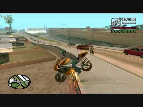 Can Not Fall Off The Bike para GTA San Andreas