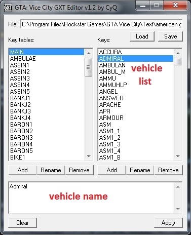 Gta Modding Com Change Names Of Vehicles